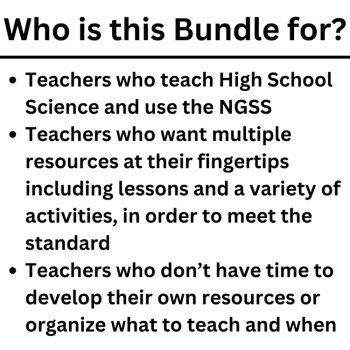 HS-LS1 From Molecules to Organisms: Structures and Processes BUNDLE, image 4