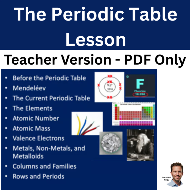 The Periodic Table Lesson | FREE PDF TEACHER VERSION