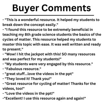 Cycling of Matter in Ecosystems Lesson | FREE PDF TEACHER VERSION, image 4