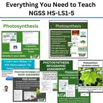 HS-LS1-5 Modeling Photosynthesis: Light to Chemical Energy BUNDLE | Transfer, image 3