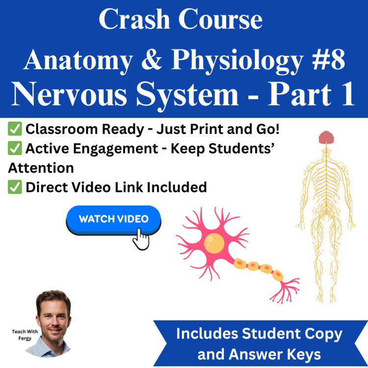 Crash Course ANATOMY & PHYSIOLOGY #8: Nervous System | Video Worksheet