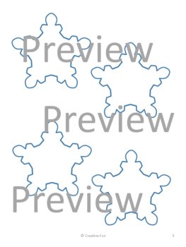 3D Paper Snowflake Ornament, image 4