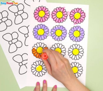 Butterfly and Flower Hair Portraits Art Spring Craft or Bulletin Board Display, image 4