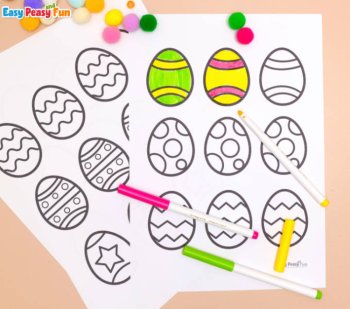 Easter Egg Hair Portraits Easter Craft or Art - Bulletin Board Display, image 3