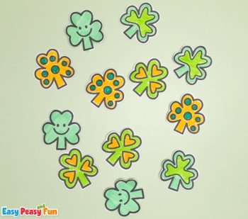 Clover Hair Portraits St. Patricks Day Craft or Art - Bulletin Board Display, image 3