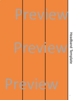 Fox Ears and Tail Printable Headband , image 3