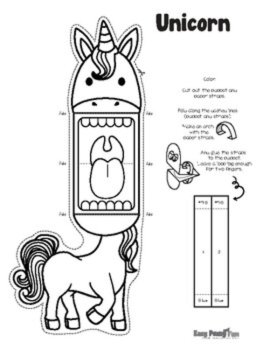 Mini Puppets Fairy Tale Crafts, Printable Puppets, image 2