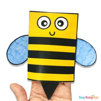 Build a Puppet Bug Craft, Bee, Ladybug and Butterfly Crafts, image 3