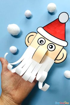 Build a Puppet Christmas Craft, Santa, Reindeer, Elf, Snowman, Penguin, image 3
