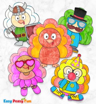 Turkey in disguise craft and writing perfect for bulletin board, image 3