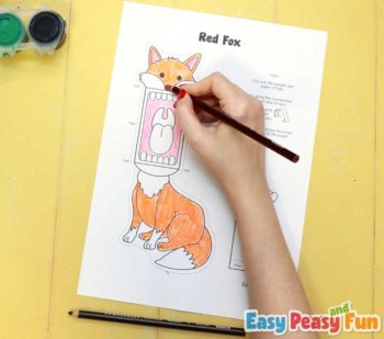 Printable Forest Animal Puppets, Woodland Animals Craft Template, image 4