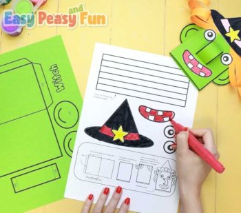 Build a Puppet Halloween Craft, Witch, Vampire, Skeleton and More, image 3