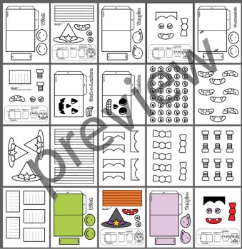 Build a Puppet Halloween Craft, Witch, Vampire, Skeleton and More, image 4