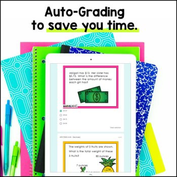 4th Grade Adding and Subtracting Decimals & Whole Numbers TEKS STAAR Review, image 3