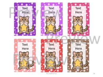 Editable Cat Brag Tags , image 4