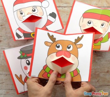 Christmas Crafts Bundle, Printable Craftivity Templates Pack for December, image 4