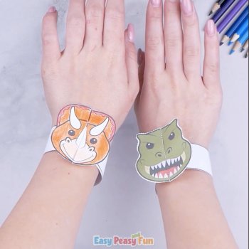 Dinosaur Crafts Bundle Printable Dinosaur Craftivity Templates, image 4