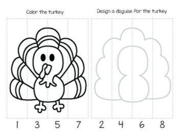 Disguise a Turkey in Disguise Craft, Thanksgiving Project Writing Craftivity, image 3