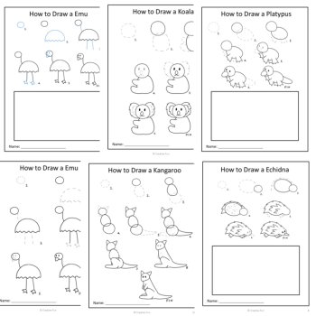 How to Draw Australian Animals | Step-by-Step Drawing Activities, image 2