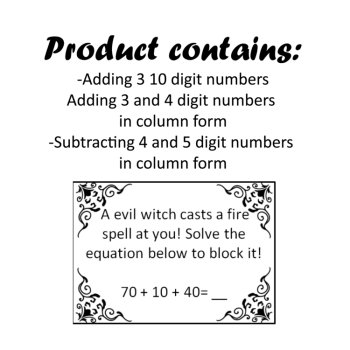 3rd Grade Math Game – Fantasy RPG Addition & Subtraction, image 2