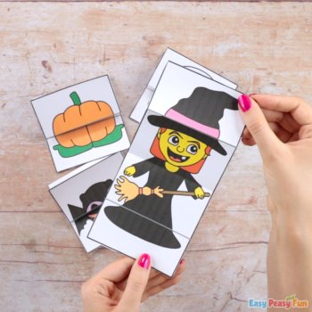 Halloween Crafts Bundle, Printable Craftivity Templates Pack for October, image 4