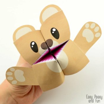Character Fortune Tellers Puppets or Cootie Catchers Crafts Bundle, image 3