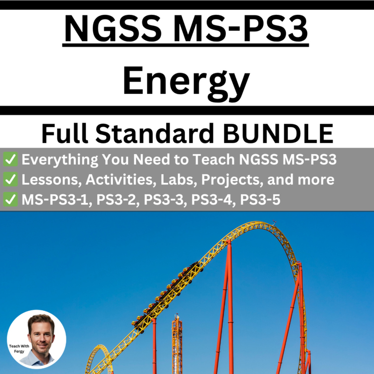 MS-PS3 - Energy BUNDLE | Kinetic, Potential Energy, Thermal Heat, Temperature