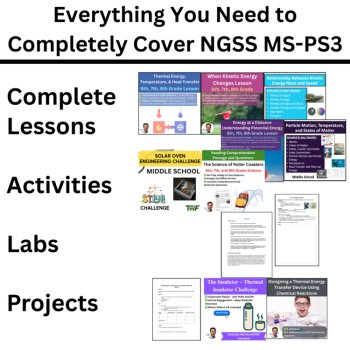 MS-PS3 - Energy BUNDLE | Kinetic, Potential Energy, Thermal Heat, Temperature, image 3