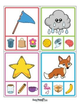 Rhyming Words Clip Cards | Matching Rhymes Activity, image 2