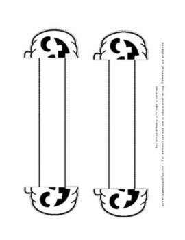 Halloween Craft | Monster Paper Bracelets Template, image 2