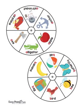 Alphabet Spinners |  Literacy Centers Alphabet Activities, image 3