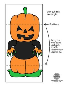 Halloween Craft | Halloween Monster Surprise Cards Template, image 2