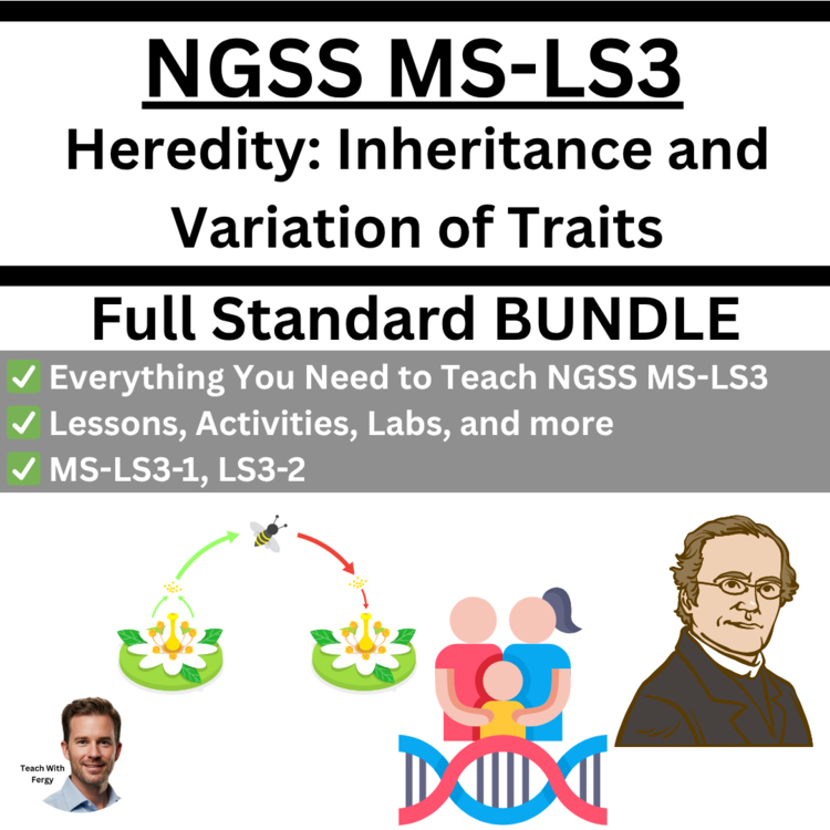 MS-LS3 - Heredity: Inheritance and Variation of Traits BUNDLE | Mutations Traits