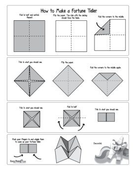 Unicorn Cootie Catcher - Fortune Teller Craft, image 4