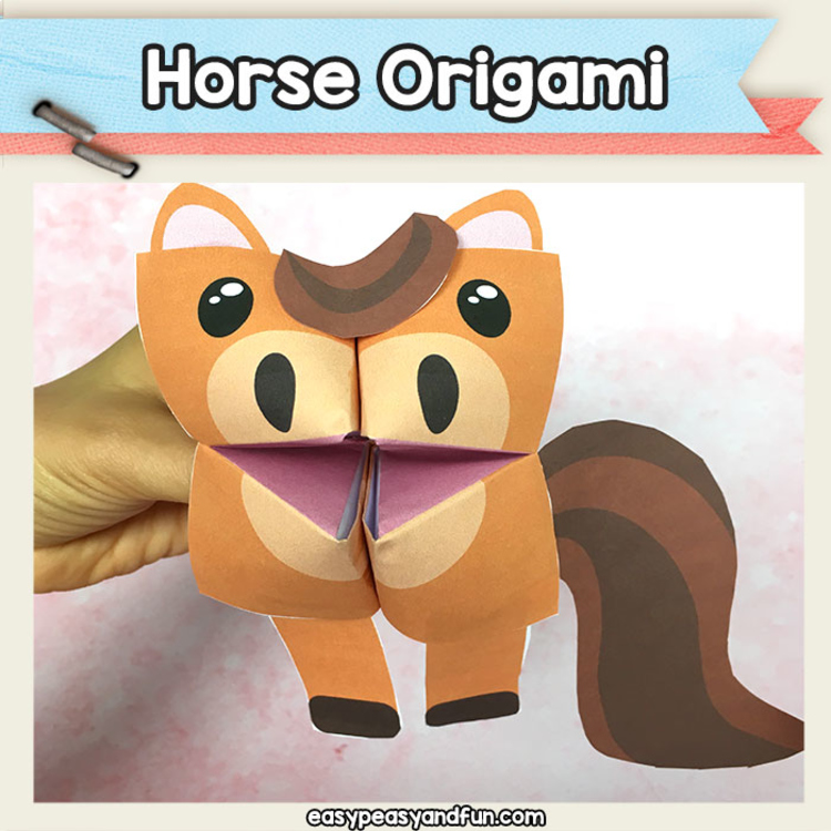 Horse Cootie Catcher - Fortune Teller Craft