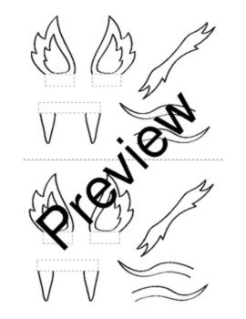 Printable Chinese Dragon Puppet Craftivity Template - Chinese New Year Craft, image 2