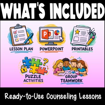 SEL Escape Room BUNDLE Meet the Counselor Breakout Challenges Lesson Activities, image 2