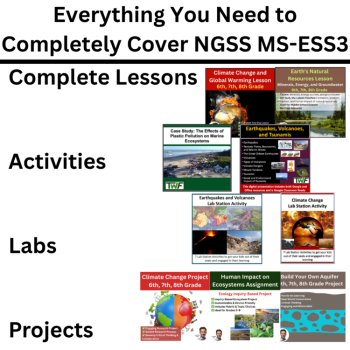 MS-ESS3 - Earth and Human Activity Full Curriculum BUNDLE Middle School Science, image 3