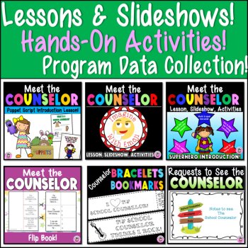 Meet the Counselor Lessons New Students School Counseling Program Welcome BUNDLE, image 2
