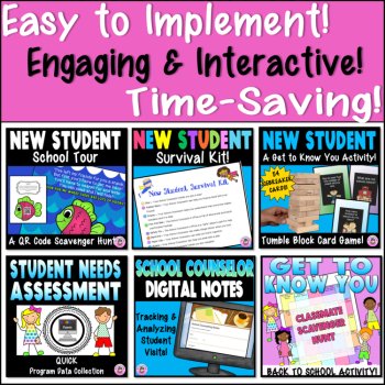 Meet the Counselor Lessons New Students School Counseling Program Welcome BUNDLE, image 3