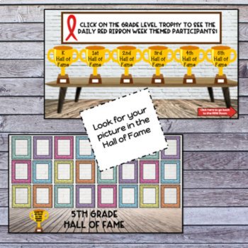 Red Ribbon Week Virtual Room Healthy Choices Drug Prevention Activities & Games, image 3