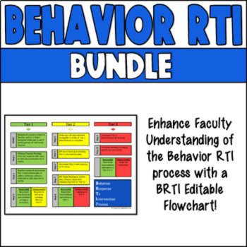 Behavior RTI MTSS PBIS Referral Goals Data Tracking Progress Monitoring Forms, image 2