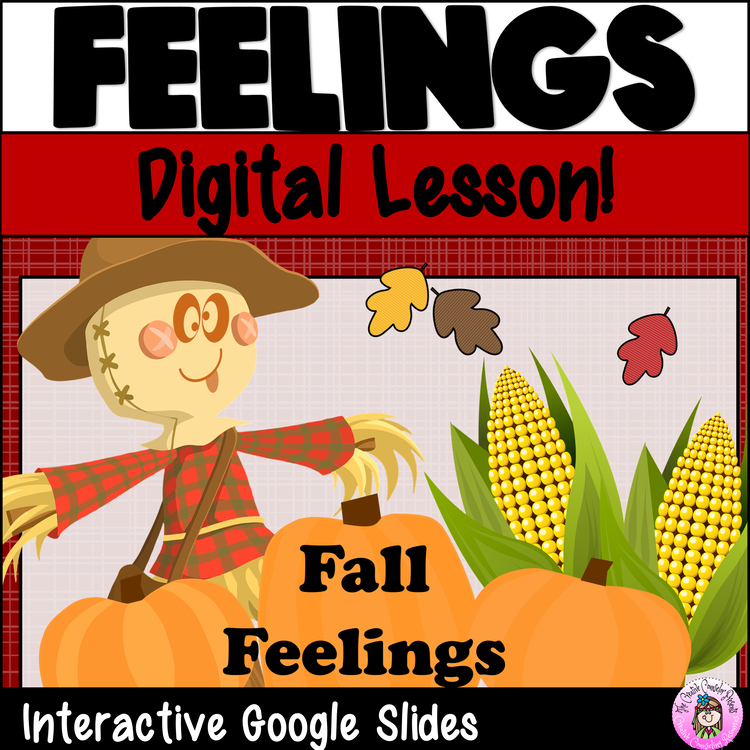 Fall Pumpkin Feelings Identify Emotions I Messages Digital Thanksgiving Lesson