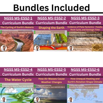 MS-ESS2 - Earth's Systems Full Curriculum BUNDLE | Middle School Science, image 2