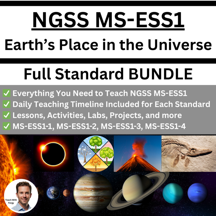 MS-ESS1 Earth’s Place in the Universe Full Curriculum BUNDLE