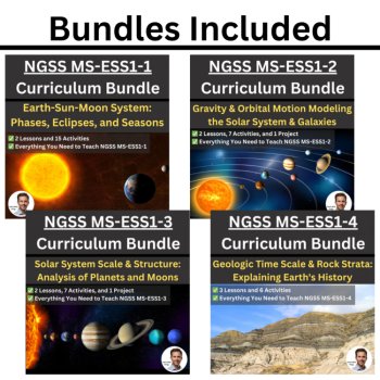 MS-ESS1 Earth’s Place in the Universe Full Curriculum BUNDLE, image 2
