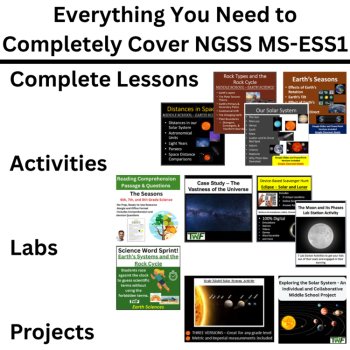 MS-ESS1 Earth’s Place in the Universe Full Curriculum BUNDLE, image 3
