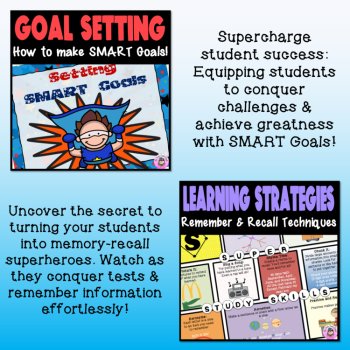 Study Skills BUNDLE Executive Function Skills Test Taking Strategies Activities, image 3