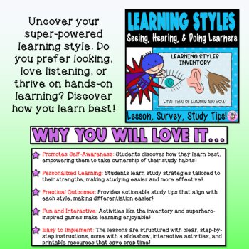Study Skills BUNDLE Executive Function Skills Test Taking Strategies Activities, image 4