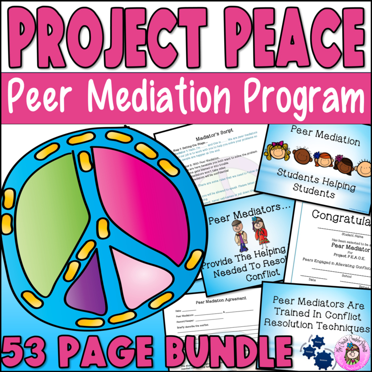 Project PEACE Peer Mediation Program Restorative Practices Conflict Resolution